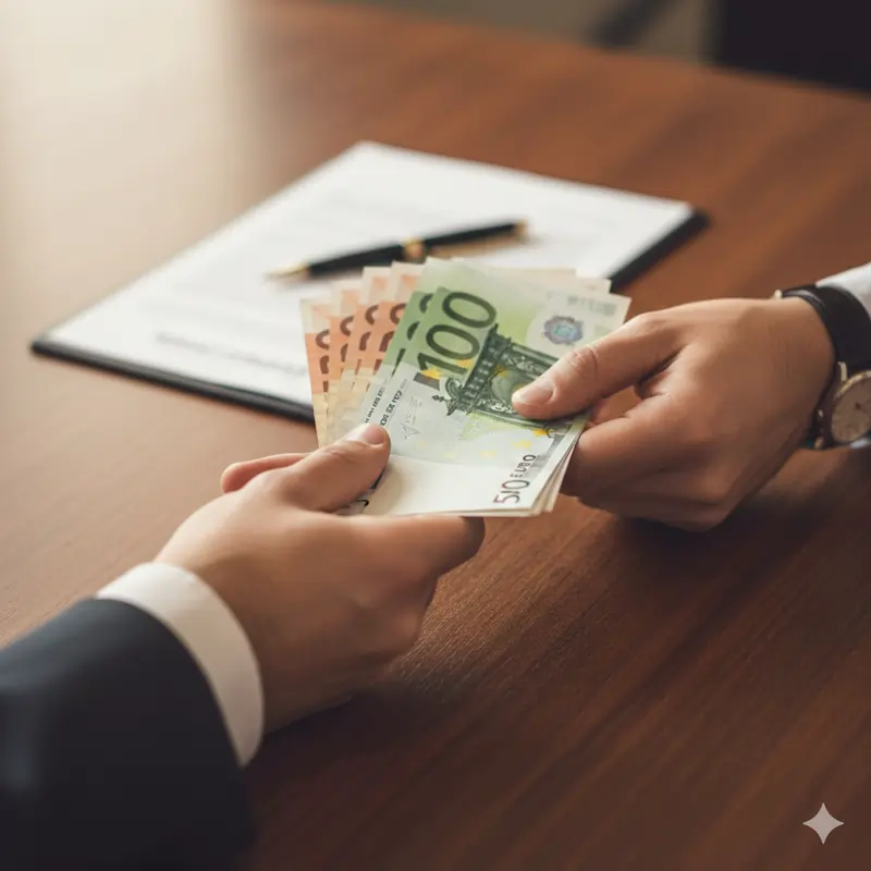 Úvěry - předávání peněz